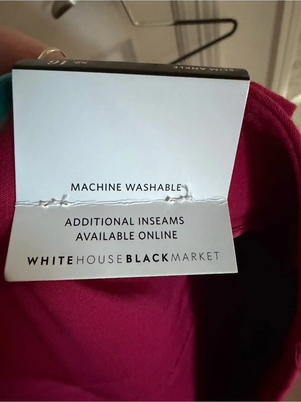 White House Black Market tailored pants